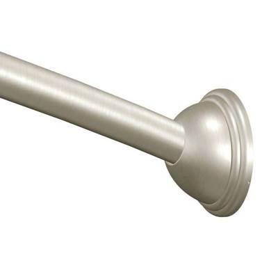 Moen Brushed Nickel 6' Curved Shower Rod by Moen