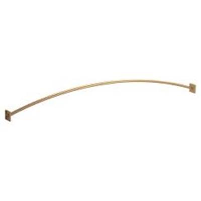 Moen Triva Adjustable Curved Shower Rod Bzg - Bronzed Gold by Moen