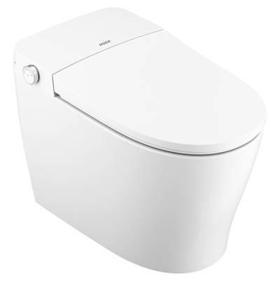 2-Series Tankless Bidet One Piece Elongated Toilet Bidet System in White with Remote and Auto Flush
