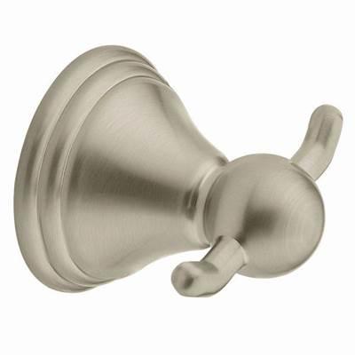 Moen Brushed Nickel Double Robe Hook by Moen