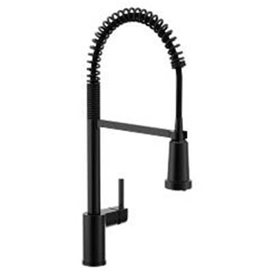 Moen Matte Black One-Handle Filtering Pulldown Kitchen Faucet by Moen