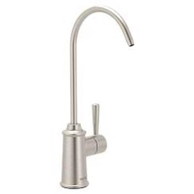 Spot Resist Stainless One-Handle Beverage Faucet by Moen