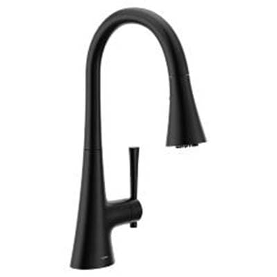 Moen Matte Black One-Handle Pulldown Kitchen Faucet by Moen