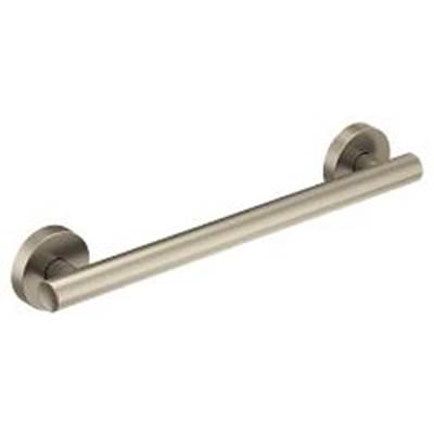 Moen Brushed Nickel 16'' Designer Grab Bar by Moen