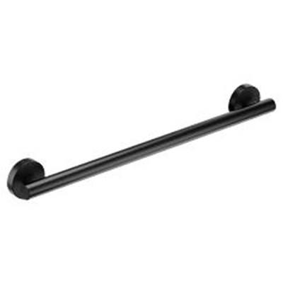 Moen Matte Black 24'' Designer Grab Bar by Moen