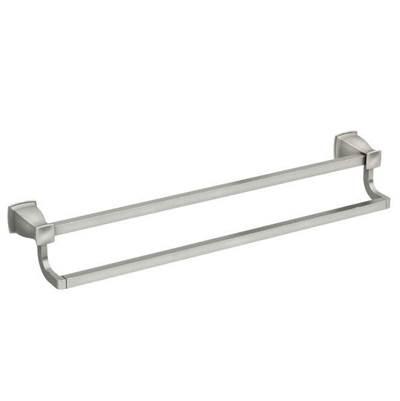Moen Brushed Nickel 24'' Double Towel Bar by Moen