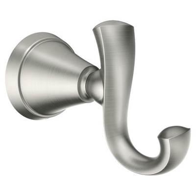 Moen Brushed Nickel Double Robe Hook