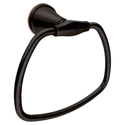 Moen Mediterranean Bronze Towel Ring by Moen