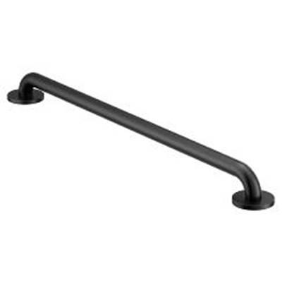 Moen Matte Black 30'' Concealed Screw Grab Bar by Moen