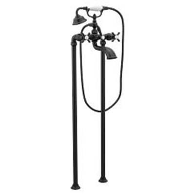 Moen Weymouth Wallmount Tub Filler, Matte Black by Moen