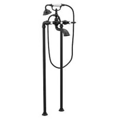 Moen Weymouth 2H Wallmount Tub Filler, Matte Black by Moen