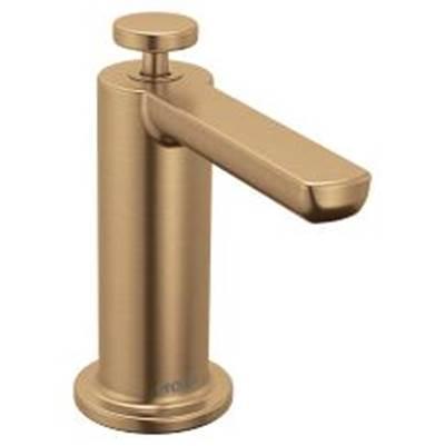 Bronzed gold (bzg) one-handle kitchen faucet by Moen