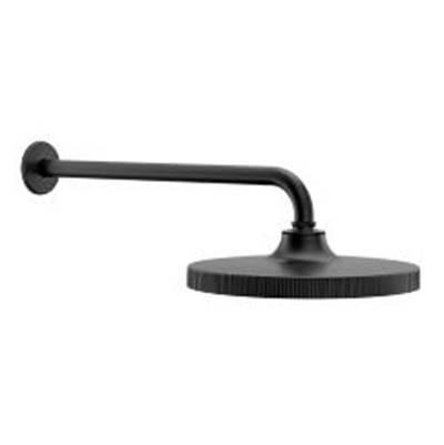 Moen Matte Black One-Function 10'' Diameter Spray Head Eco-Performance Rainshower by Moen