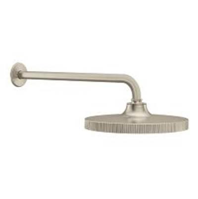 Moen Brushed Nickel One-Function 10'' Diameter Spray Head Eco-Performance Rainshower by Moen