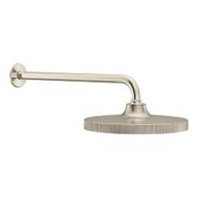 Moen Brushed Nickel/Polished Nicke One-Function 10'' Diameter Spray Head Eco-Performance Rainshower - Brushed Nickel With Polished Nicke by Moen