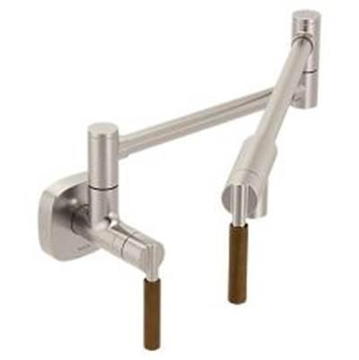 Spot resist stainless two-handle kitchen faucet by Moen