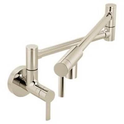Moen Polished nickel two-handle kitchen faucet by Moen