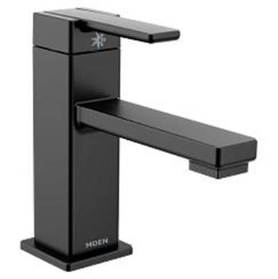 Moen Matte black one-handle bathroom faucet by Moen