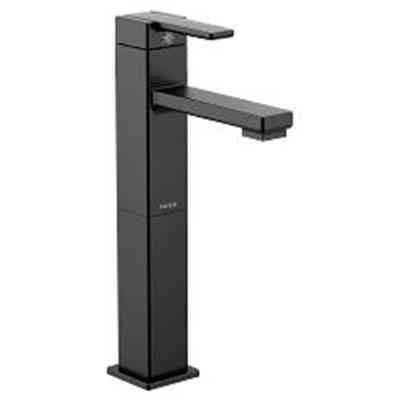 Moen Matte black one-handle vessel bathroom faucet by Moen