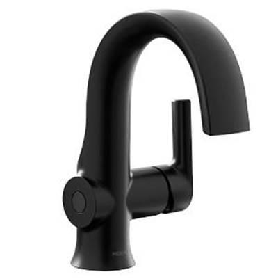 Moen Matte Black One-Handle Bathroom Faucet by Moen