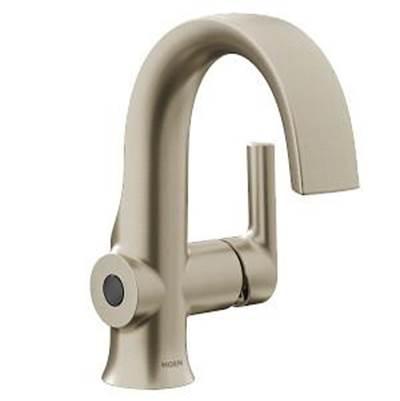Moen Brushed Nickel One-Handle Bathroom Faucet by Moen