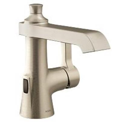 Moen Brushed Nickel One-Handle Bathroom Faucet by Moen