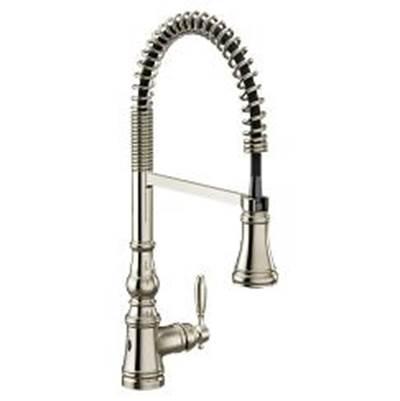Moen Polished Nickel One-Handle Kitchen Faucet by Moen
