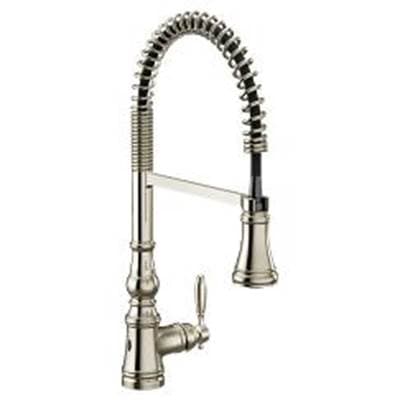 Moen Polished Nickel One-Handle Kitchen Faucet