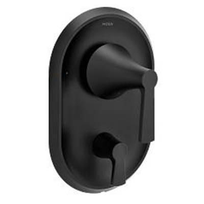 Moen Matte black Posi-Temp(R) with diverter valve trim by Moen