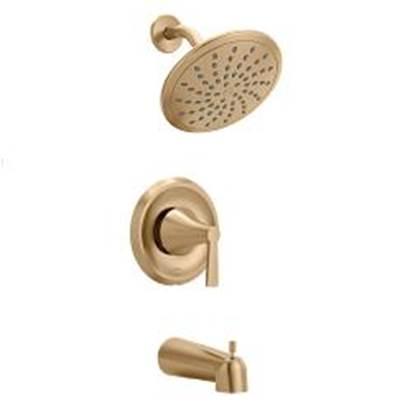 Bronzed gold (bzg) Posi-Temp(R) tub/shower by Moen
