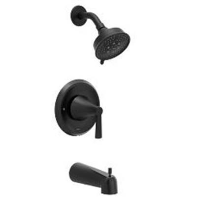 Moen Matte black Posi-Temp(R) tub/shower by Moen