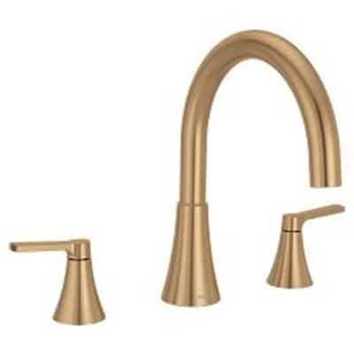 Bronzed gold (bzg) two-handle roman tub faucet by Moen