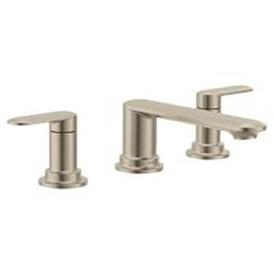 Moen Brushed nickel two-handle roman tub faucet by Moen
