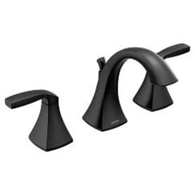 Moen Matte black two-handle bathroom faucet by Moen