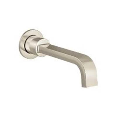 Moen Brushed Nickel/Polished Nicke Tub Filler - Brushed Nickel With Polished Nicke by Moen