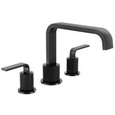 Moen Matte Black Two-Handle Roman Tub Faucet by Moen