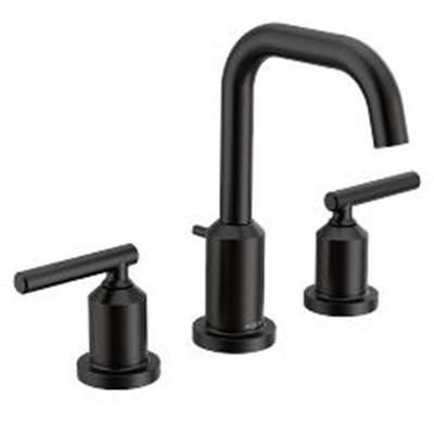 Moen Matte Black Two-Handle Bathroom Faucet by Moen