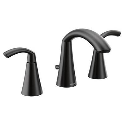 Moen Matte Black Two-Handle Bathroom Faucet by Moen