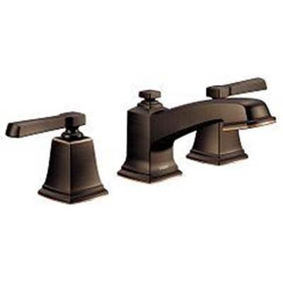 Moen Mediterranean Bronze Two-Handle Bathroom Faucet by Moen