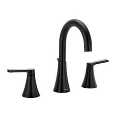 Moen Matte black two-handle bathroom faucet by Moen