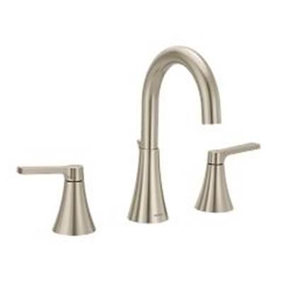 Moen Brushed nickel two-handle bathroom faucet by Moen