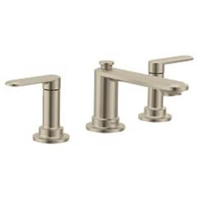 Moen Brushed nickel two-handle bathroom faucet by Moen