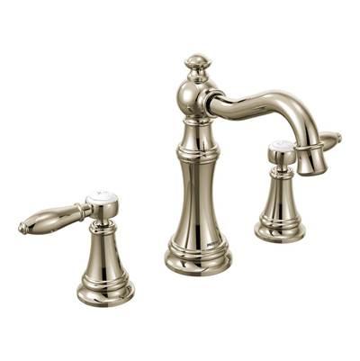 Moen Weymouth Ws Lav Lever Nl - Polished Nickel by Moen