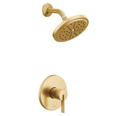 Moen Cia M-CORE 2-Series Eco Performance 1-Handle Shower Trim Kit in Brushed Gold (Valve Sold Separately) by Moen