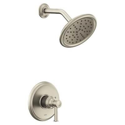 Belfield M-CORE 2-Series Eco Performance 1-Handle Shower Trim Kit in Brushed Nickel (Valve Sold Separately) by Moen
