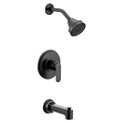 Moen Matte black M-CORE 2 series tub/shower by Moen