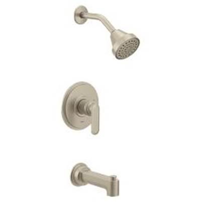 Moen Brushed nickel M-CORE 2 series tub/shower by Moen
