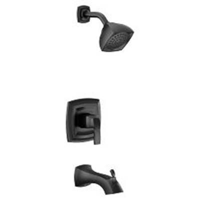Moen Matte black M-CORE 2 series tub/shower by Moen