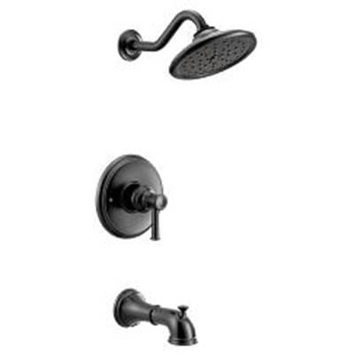 Moen Matte black M-CORE 3 series tub/shower by Moen