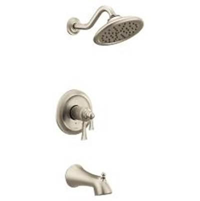 Moen Wynford Brushed Nickel M-core 4-Series Tub/shower by Moen